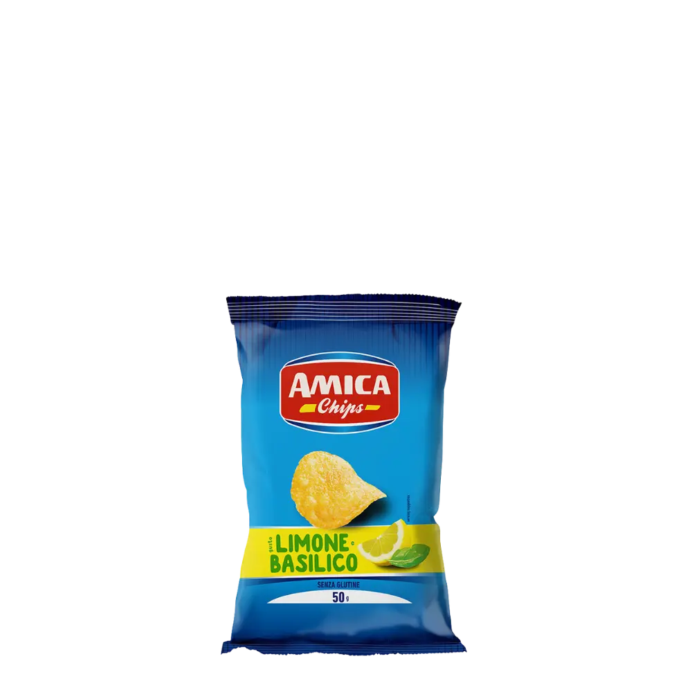 Patatine gusto Limone e Basilico