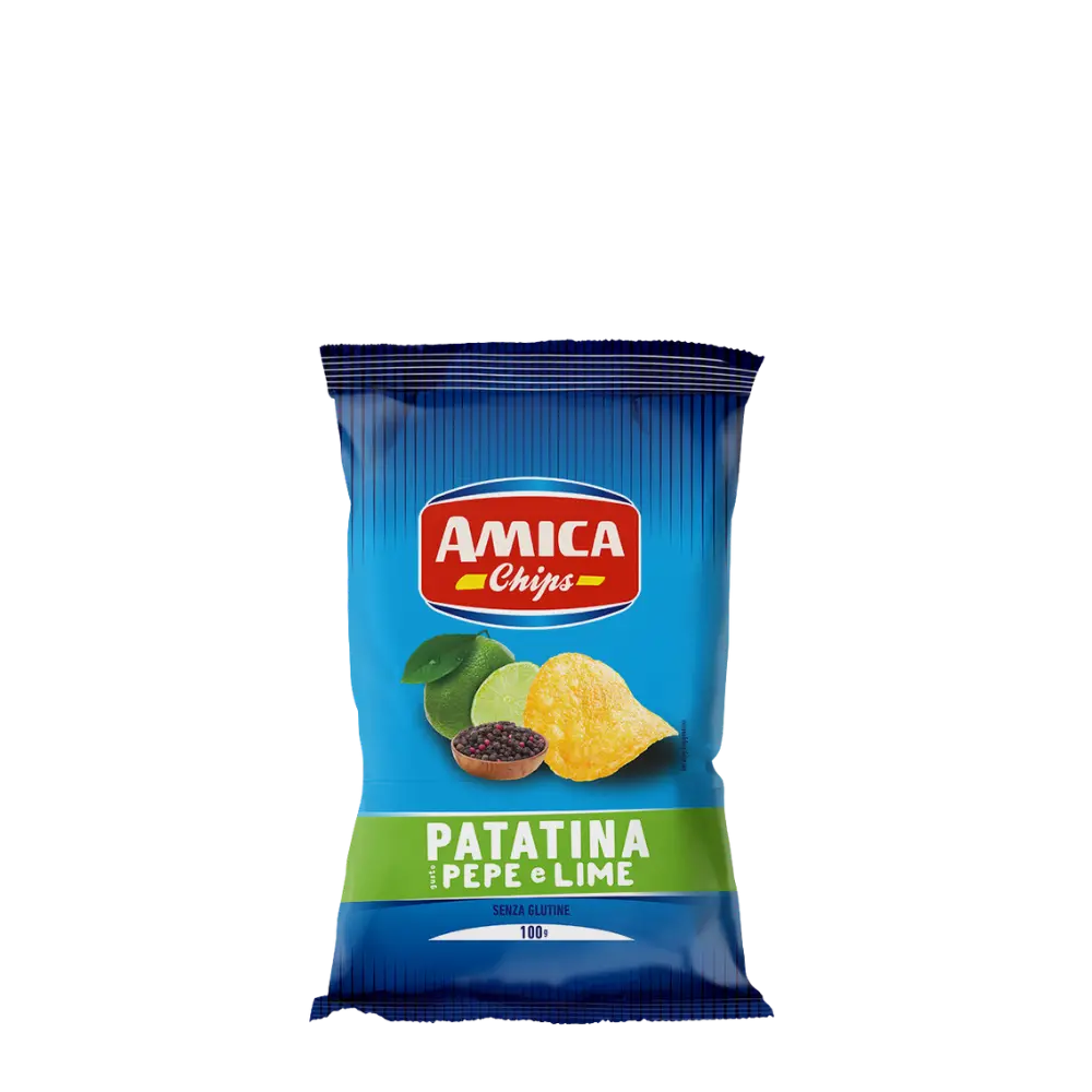 Patatine gusto pepe e lime