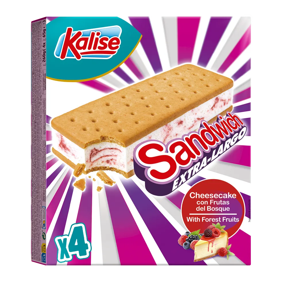 Sandwich Cheesecake con Frutas del Bosque x 4