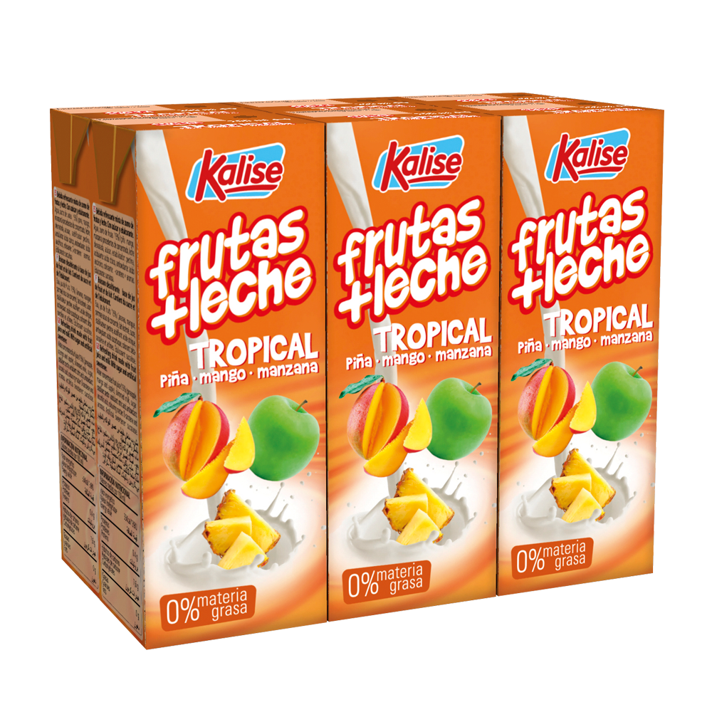 Fruta + Leche Tropical 0% MG 6x200ml