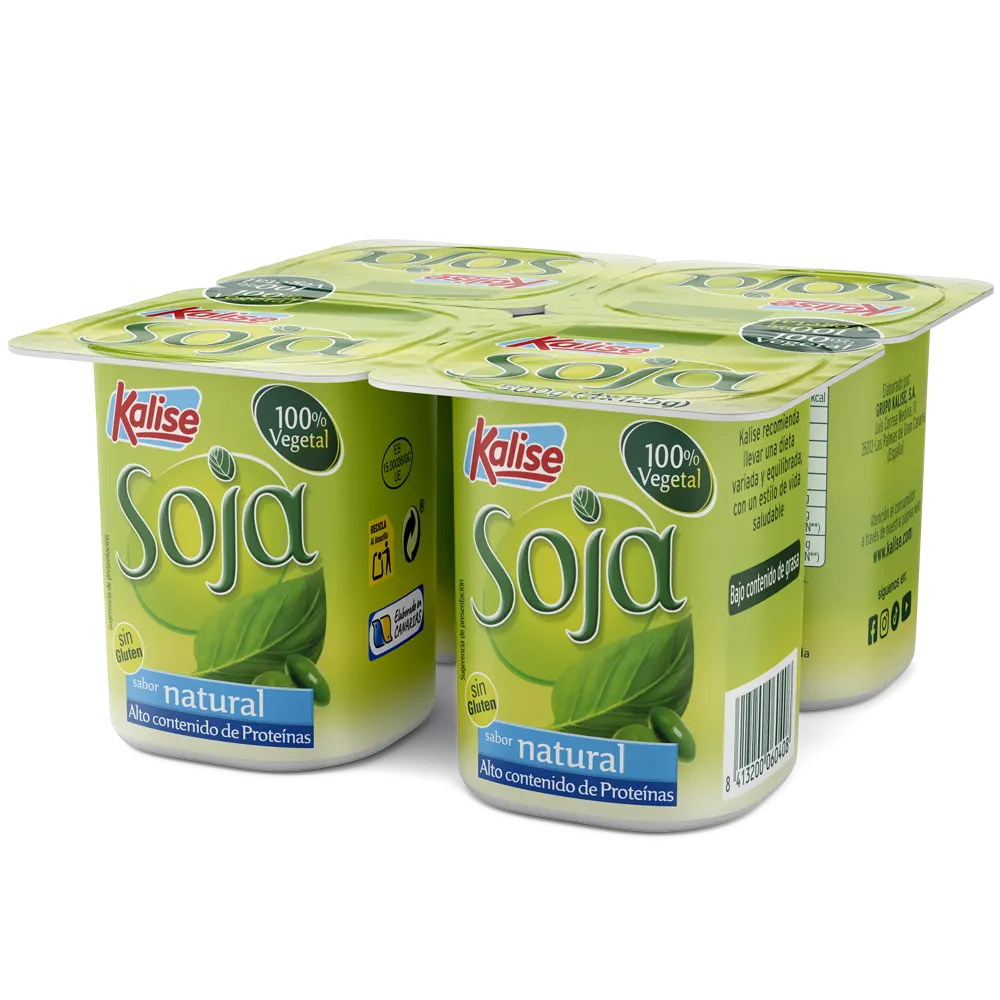 Soja sabor Natural 4x125Grs