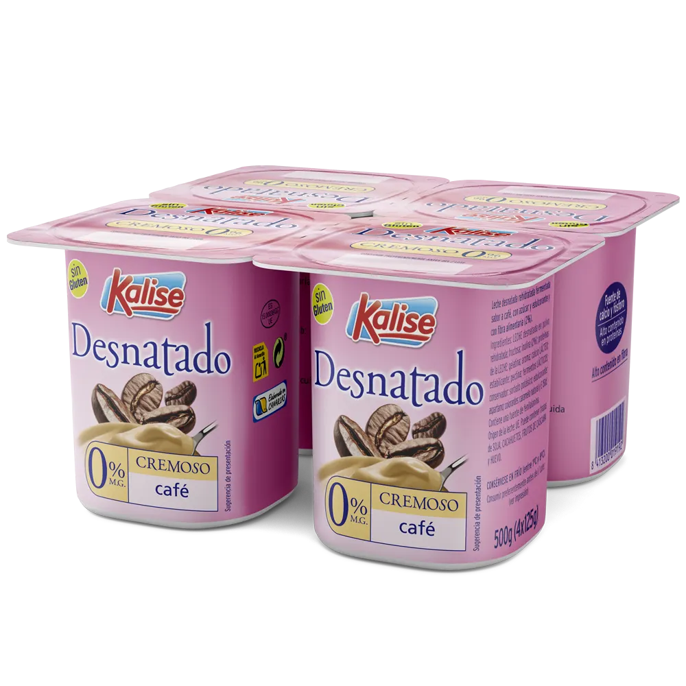 Desnatado Cremoso Café 4x125Grs