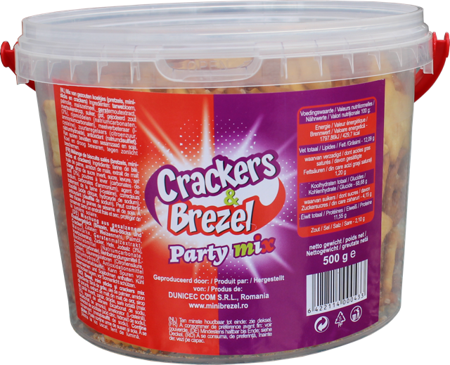 Crackers and Pretzel Party Mix