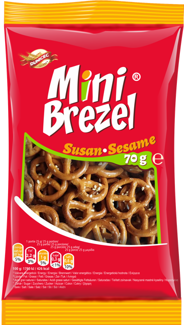Mini Brezel with sesame