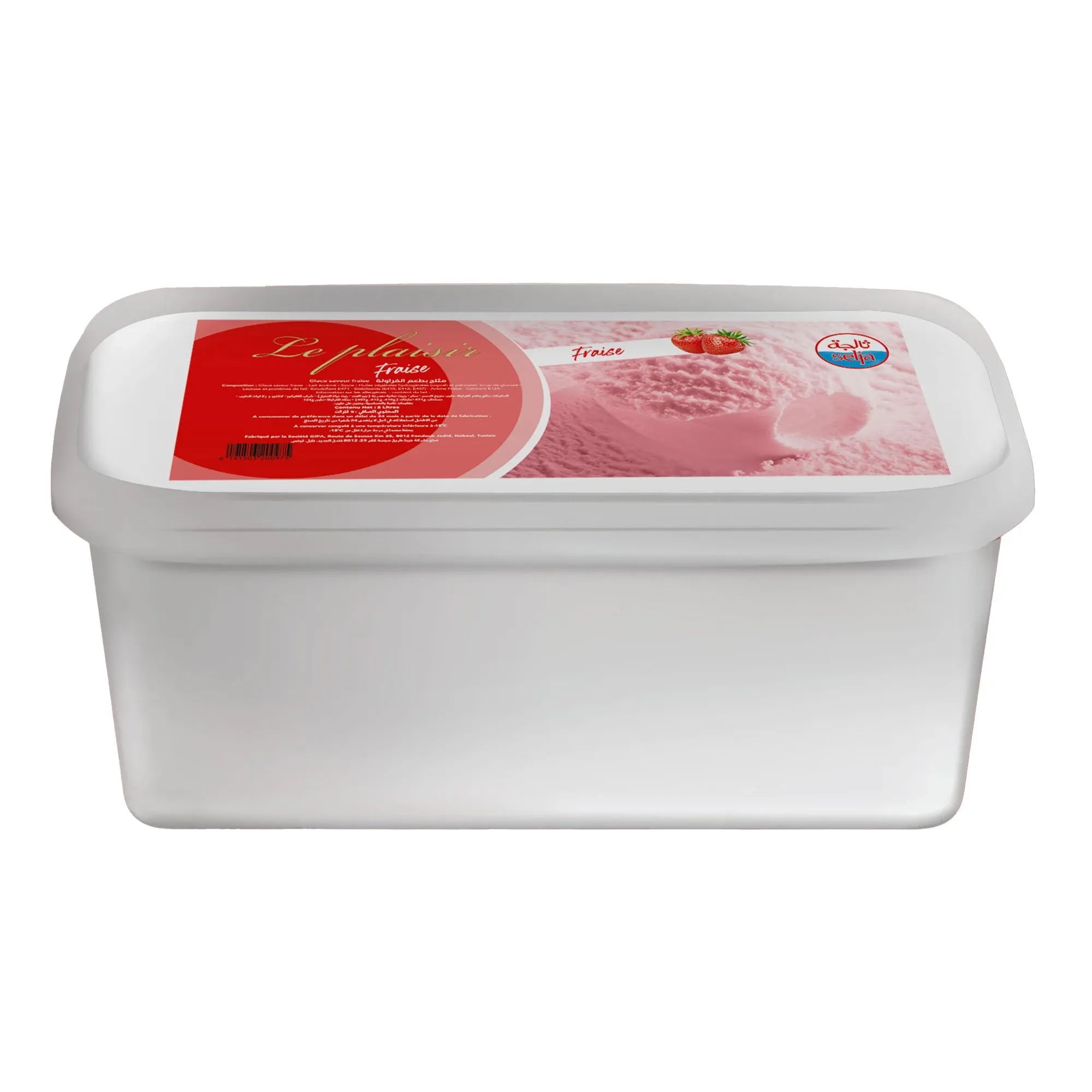 Glace saveur fraise le plaisir